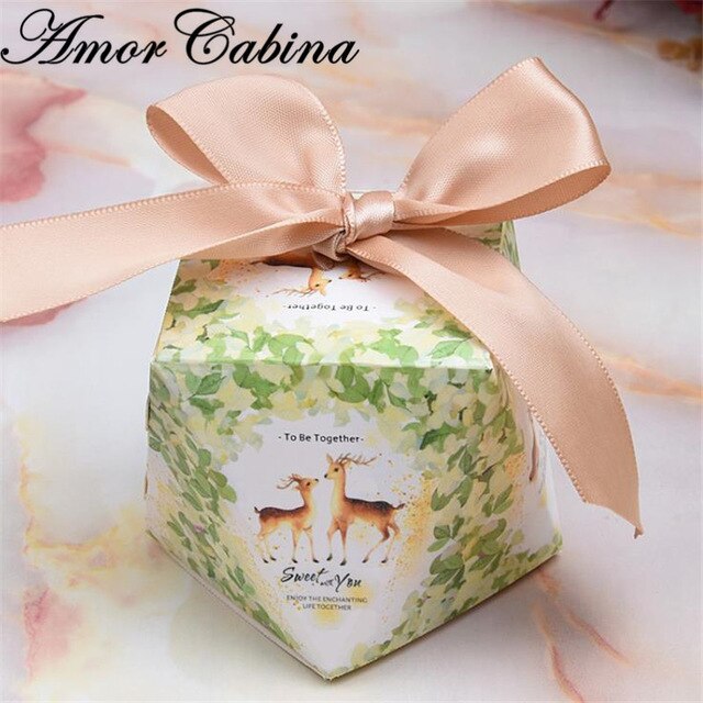 Top Selling Marble Diamond Paper Candy Boxes Wedding Favors Baby Shower Party Supplies Bomboniere Thanks Christmas Gift Box