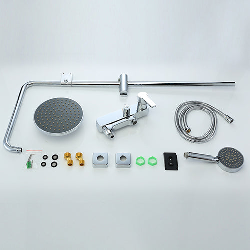 GAPPO Shower System Bathroom Shower Set Faucet Taps Bath Mixer Bathtub Faucet Set Waterfall Shower Set Chrome Rain Shower Head