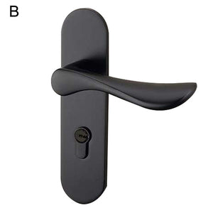 Aluminum Alloy Antique Room Door Lock with Keys/Screws Knob Lock Door Handle Anti-theft Furniture Security Home Improvement