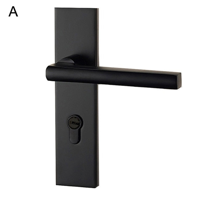 Aluminum Alloy Antique Room Door Lock with Keys/Screws Knob Lock Door Handle Anti-theft Furniture Security Home Improvement