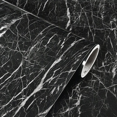 Self adhesive Marble Vinyl Wallpaper Roll Furniture Decorative Film Waterproof Wall Stickers for Kitchen Backsplash Home Decor