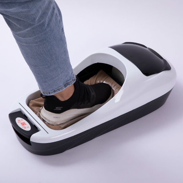 Automatic Shoe Cover Machine Office Household Shoe Sole Cover Machine Waterproof Shoe Covers Cleaning with Roll Film gifts