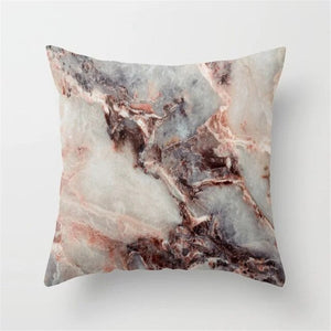 Retro Marble Texture Print Art Cushion Cover Pillow Case For Sofa Car Comfortable Soft Square Throw Pillows Covers 45x45cm