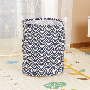 Foldable Laundry Basket Large Capacity Laundry Hamper Storage Bag Clothes Toy Picnic Printed Storage Organizer Bucket