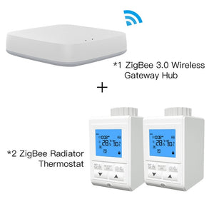 Zigbee Thermostat Smart TRV Thermostatic Radiator Valve Controller Heater Temperature Voice Control Works with Alexa Google Home