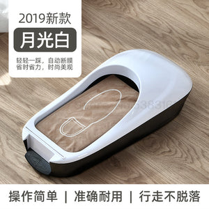 Household cleaner polish Cover  Shoe brush  Machine  Fully Automatic Disposable Film Intelligent Foot fur wizard shoehorn