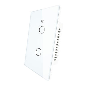 WiFi Smart Wall Light Switch Glass Panel RF433 Smart Life Tuya APP Remote Control Works With Alexa Google Home 1/2/3 Gang