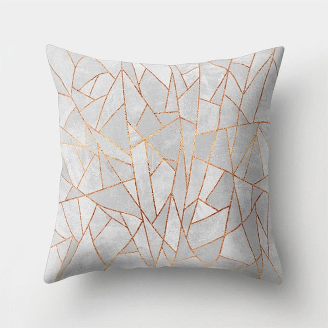 Brief Marble Geometric Sofa Decorative Cushion Cover Pillow Pillowcase Polyester 45*45 Throw Pillow Home Decor Pillowcover 40507