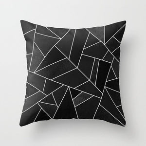 Brief Marble Geometric Sofa Decorative Cushion Cover Pillow Pillowcase Polyester 45*45 Throw Pillow Home Decor Pillowcover 40507