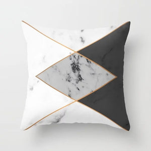 Brief Marble Geometric Sofa Decorative Cushion Cover Pillow Pillowcase Polyester 45*45 Throw Pillow Home Decor Pillowcover 40507