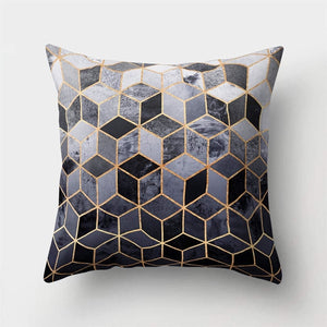 Brief Marble Geometric Sofa Decorative Cushion Cover Pillow Pillowcase Polyester 45*45 Throw Pillow Home Decor Pillowcover 40507