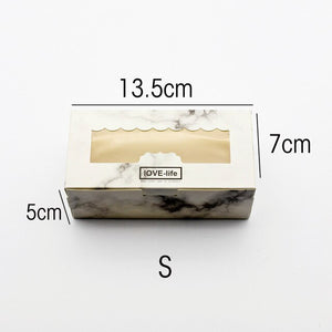 10 PCS Marble Box Window Gift Packaging Paper Gift Boxes Wedding Party Decoration Favor Marble Gift Box Wedding Candy Cardboard