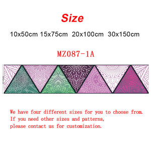 10/15/20/30cm Retro Triangles Strip Tiles Wall Stickers Bathroom Kitchen Fridge Door Decoration Wallpaper Waterproof Art Mural