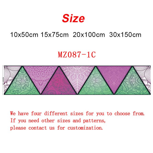 10/15/20/30cm Retro Triangles Strip Tiles Wall Stickers Bathroom Kitchen Fridge Door Decoration Wallpaper Waterproof Art Mural