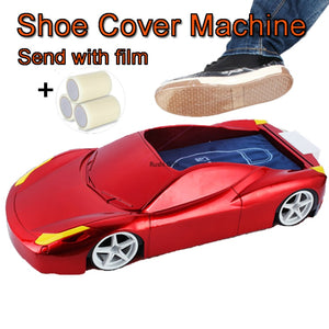 Send with Film Car Shape Automatic Shoe Cover Membrane Dispenser Shoe Sole Cover for Household Hotel Office Time & Labor Saving