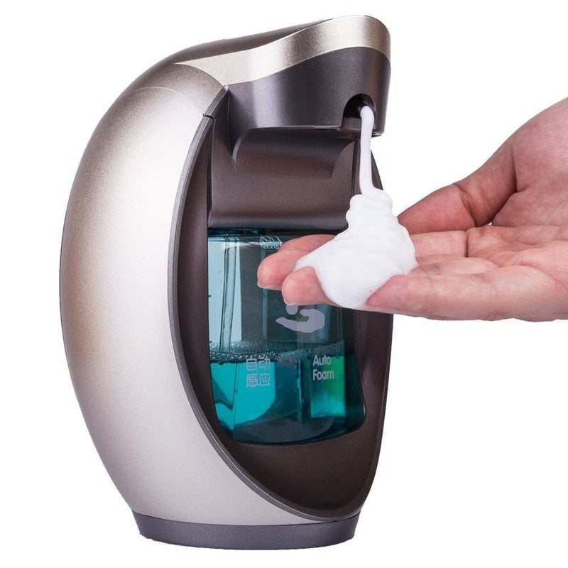 Automatic Soap Dispenser 480ML Touchless Waterproof Hand Free Motion Sensor Auto Liquid Soap Dispensers Shampoo holder