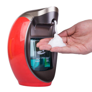 Automatic Soap Dispenser 480ML Touchless Waterproof Hand Free Motion Sensor Auto Liquid Soap Dispensers Shampoo holder