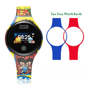 Disney Mickey Mouse Digital Watch Spiderman Kids Watch Frozen Cartoon Student Touch Screen Smart Sport Boys Watches Girl Watch