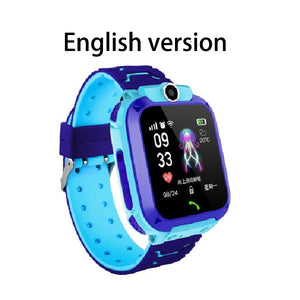 Q12 Children's Smart Watch SOS Phone Watch Smartwatch For Kids With Sim Card Photo Waterproof IP67 Kids Gift For IOS Android