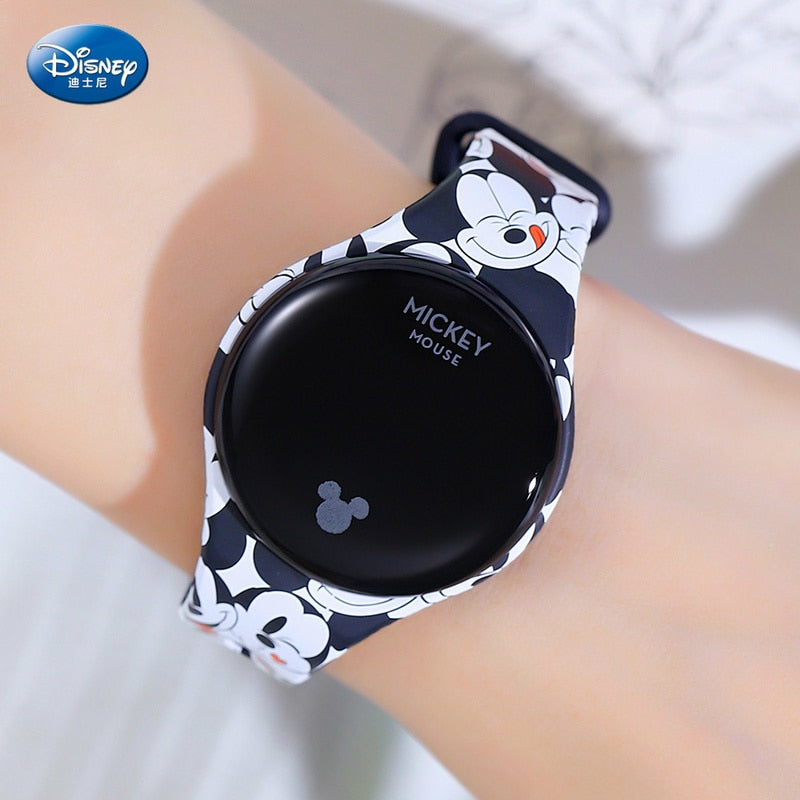 Disney Mickey Mouse Digital Watch Spiderman Kids Watch Frozen Cartoon Student Touch Screen Smart Sport Boys Watches Girl Watch