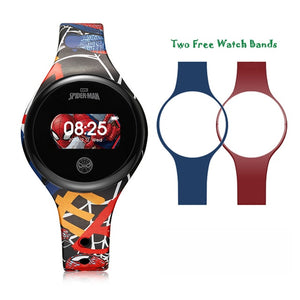 Disney Mickey Mouse Digital Watch Spiderman Kids Watch Frozen Cartoon Student Touch Screen Smart Sport Boys Watches Girl Watch