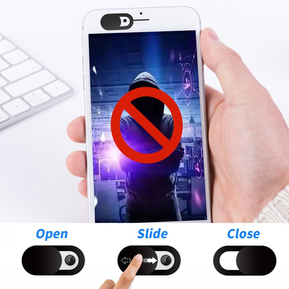 1/3/6 pcs Webcam Cover Universal Phone Laptop Camera Cover Cache Slider Magnet Web Cam Cover for iPad PC Macbook Sticker