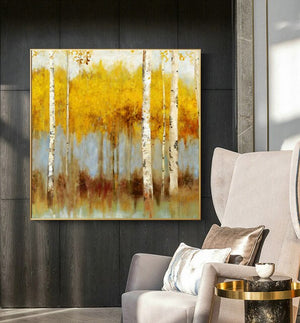 Scandinavian Style Poster Marble Golden Leaf Art Plant Abstract Painting Living Room Decoration Pictures Nordic Decoration Home