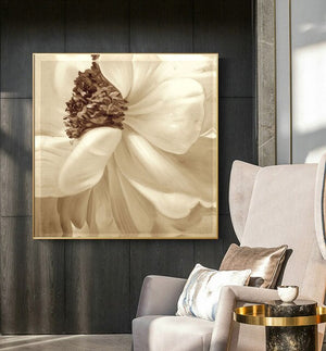 Scandinavian Style Poster Marble Golden Leaf Art Plant Abstract Painting Living Room Decoration Pictures Nordic Decoration Home